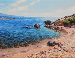 Racó a la platja del Portitxol